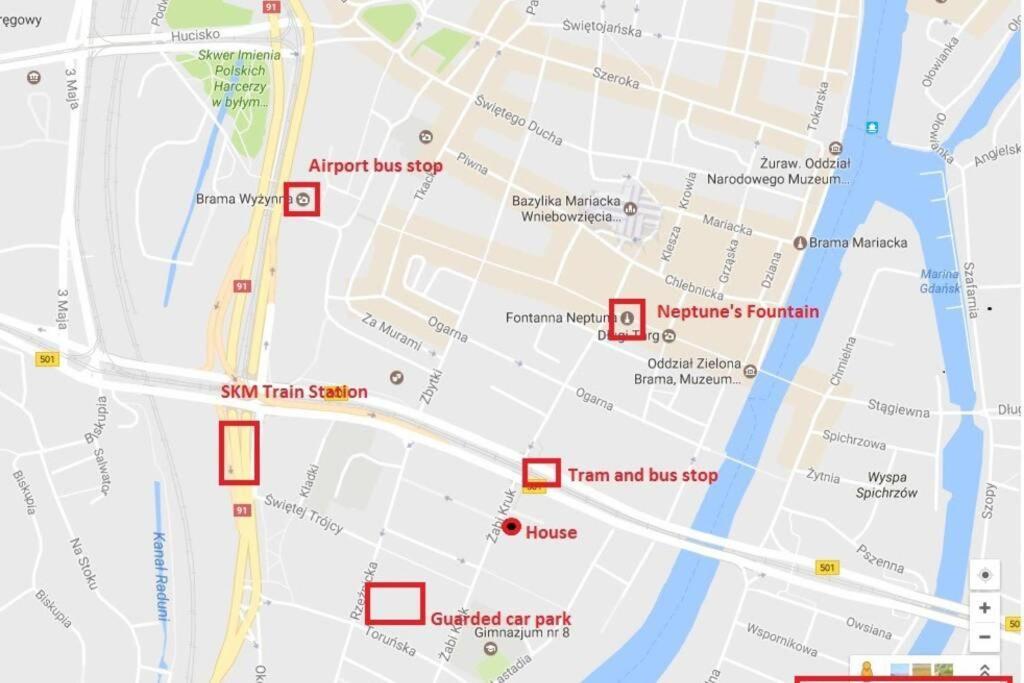 Cosy Old Town Gdansk Apartment Ngoại thất bức ảnh